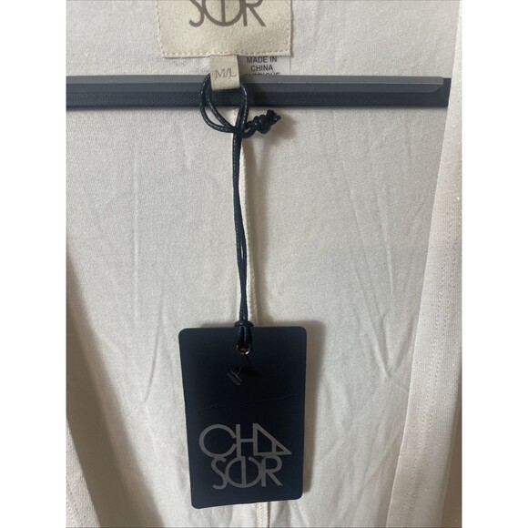 New Chaser Glitter Open Front Cardigan Size M/L - Picture 4 of 5